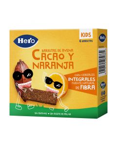 Hero Kids Barritas cacao y naranja