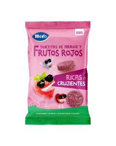 Hero Kids Tortitas de arroz Frutos Rojos