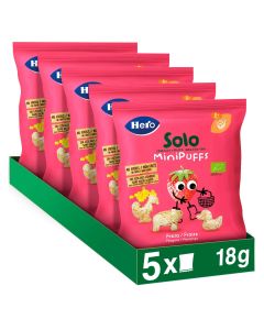 Snacks Hero Solo Minipuffs Fresa 5x18g
