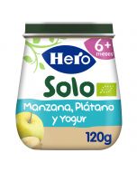 Yogur* Eco Hero Solo manzana y plátano 120g