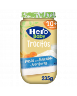 Hero Baby Trocitos de Pasta con Bacalao y Verduras