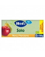Pack Hero Solo Pera y Manzana 6x120g