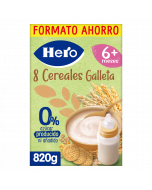 Papillas Hero Baby 8 Cereales Galleta