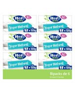 Hero Baby Yogur Natural 2x120g - Pack de 6 unidades