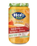 Hero Baby Trocitos de Verduras con ternera y arroz